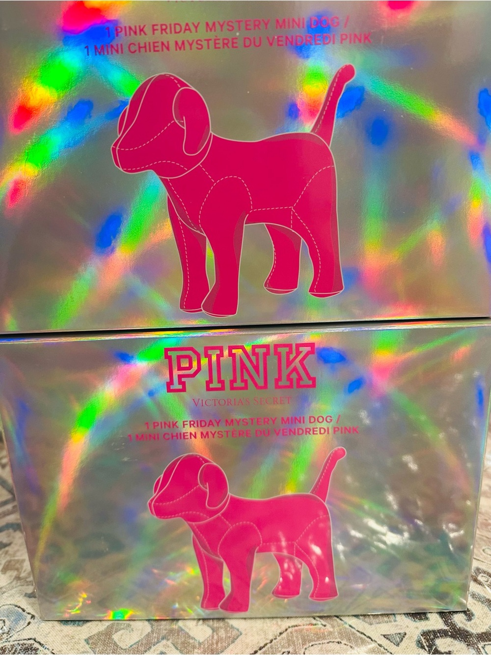 PINK Victoria's Secret MYSTERY Mini Dog Collectible